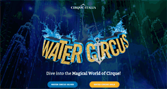 Desktop Screenshot of cirqueitalia.com